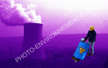 Photo Déchet nucléaire et centrale