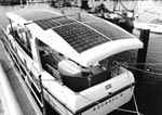 Photo Panneau photovoltaque sur bateau