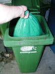 Photo Bac à collecte d'OM destiné au compostage